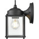 Northsted 1 Light 8 inch Textured Black Outdoor Wall Sconce